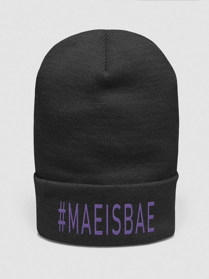 #maeisbae Purple Beanie product image (1)