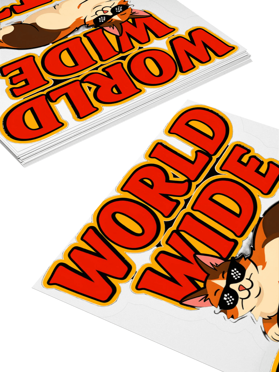 World Wide Kitty Sticker Set product image (10)