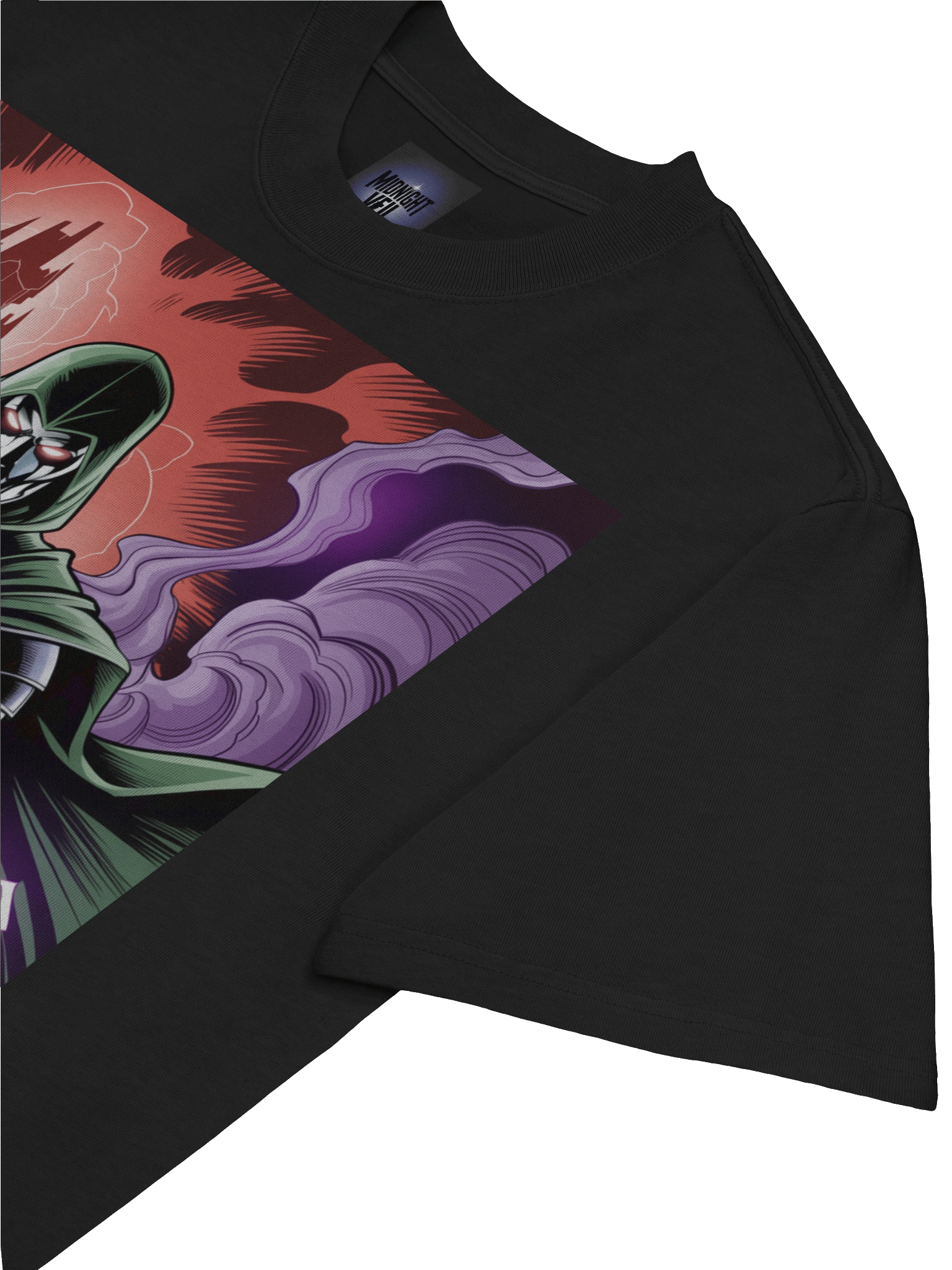 Dr. Doom's Scarlet Spire Vortex – Premium Oversized Faded T-Shirt product image (7)