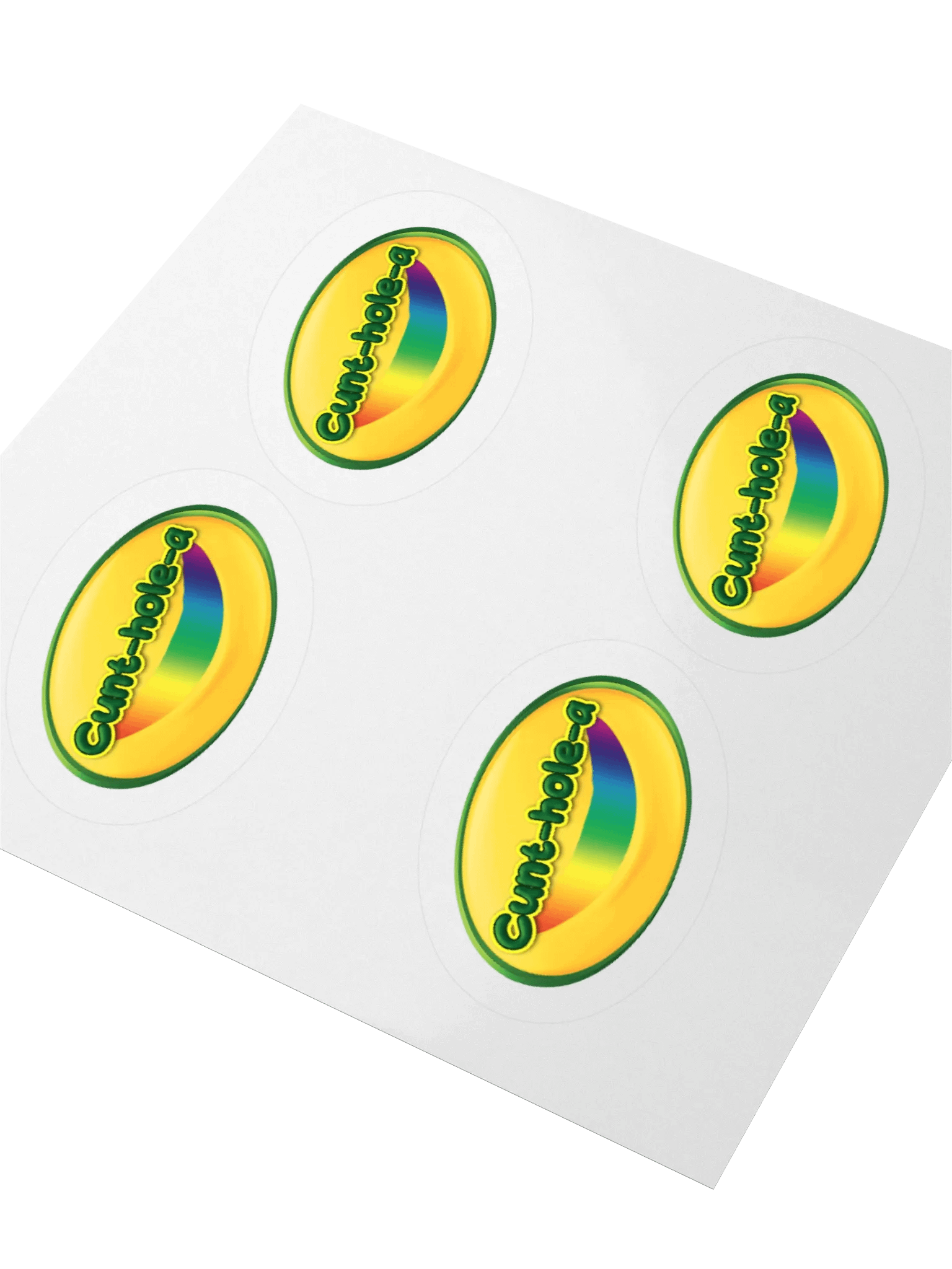 CUNT-HOLE-A STICKERS (4-PACK) product image (3)