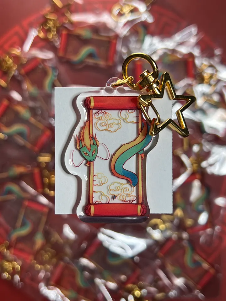 Year of the Dragon Scroll - Charm product image (2)