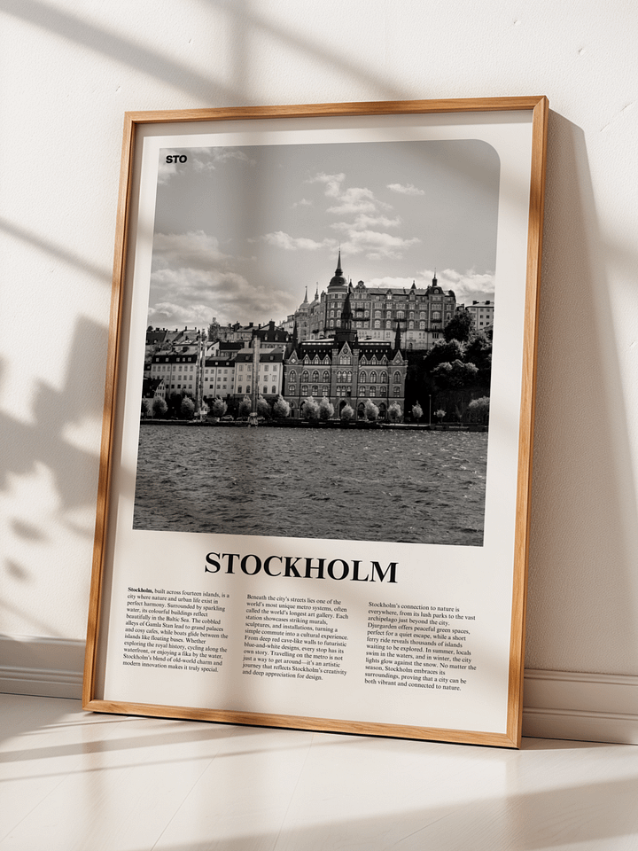Stockholm 02 Newspaper Poster product image (5)