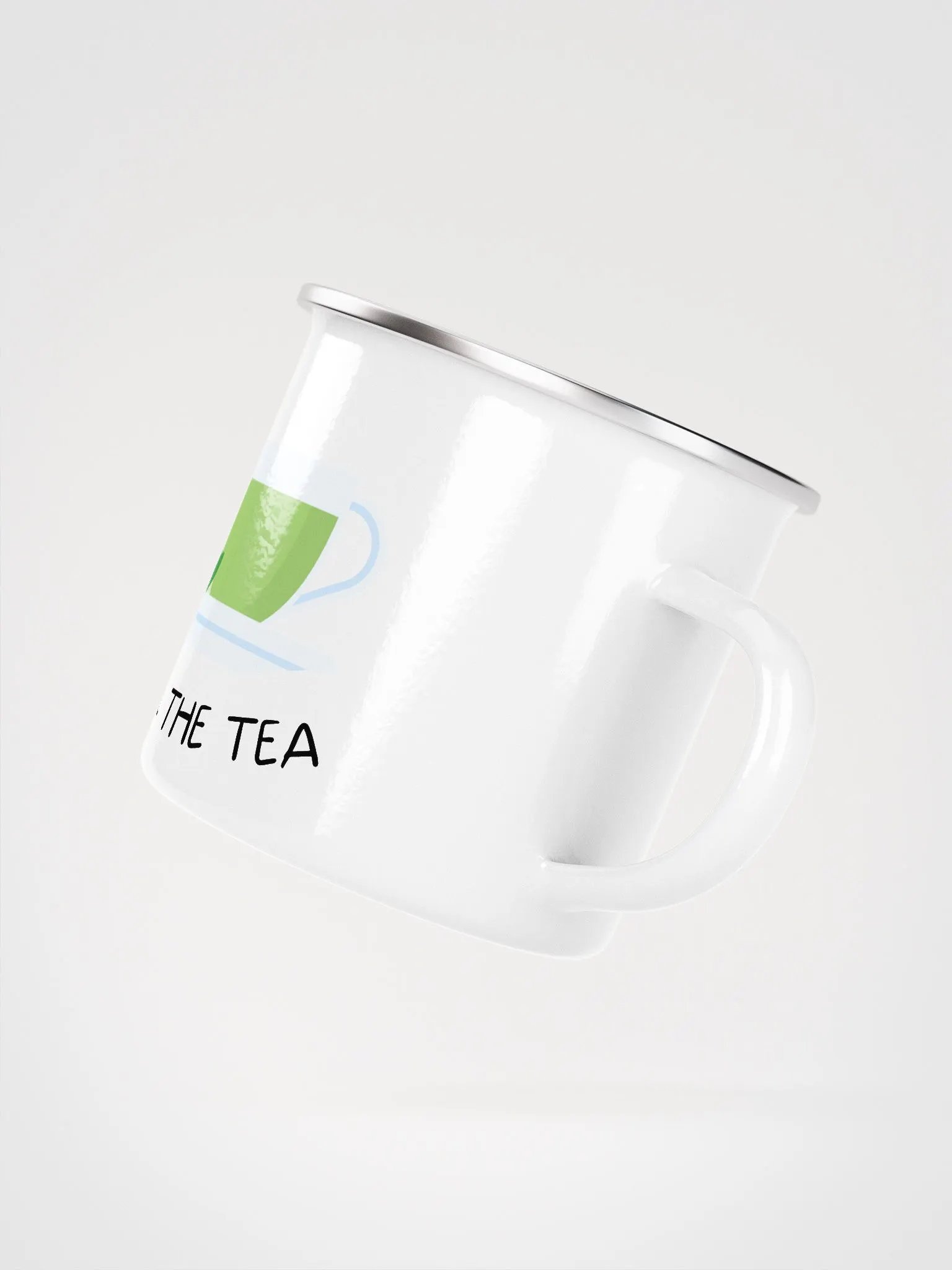 Spill the tea- Enamel mug product image (3)