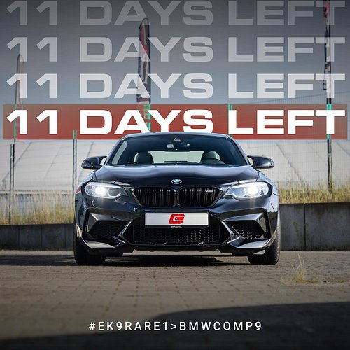 11 days out!! The countdown is getting real 👀
 Enter while you still can — the BMW M2 Competition could be yours 🔥

#gapped #...