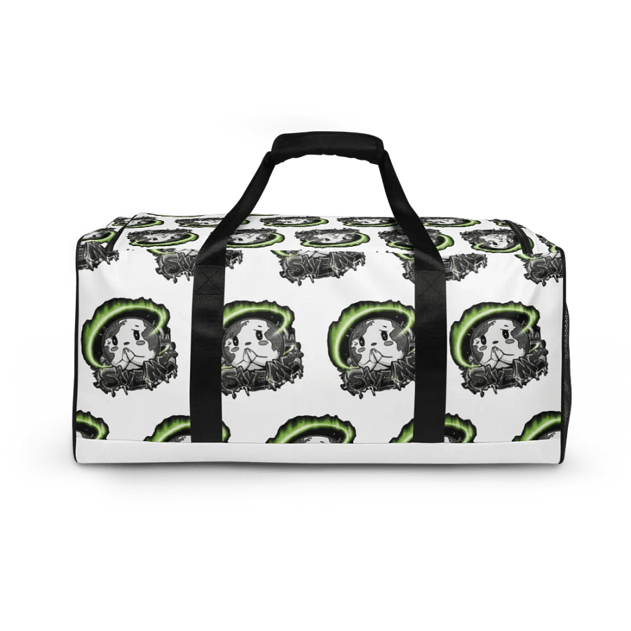 Save Me: A Plea from Planet Earth White Duffle Bag 🌍 product image (11)