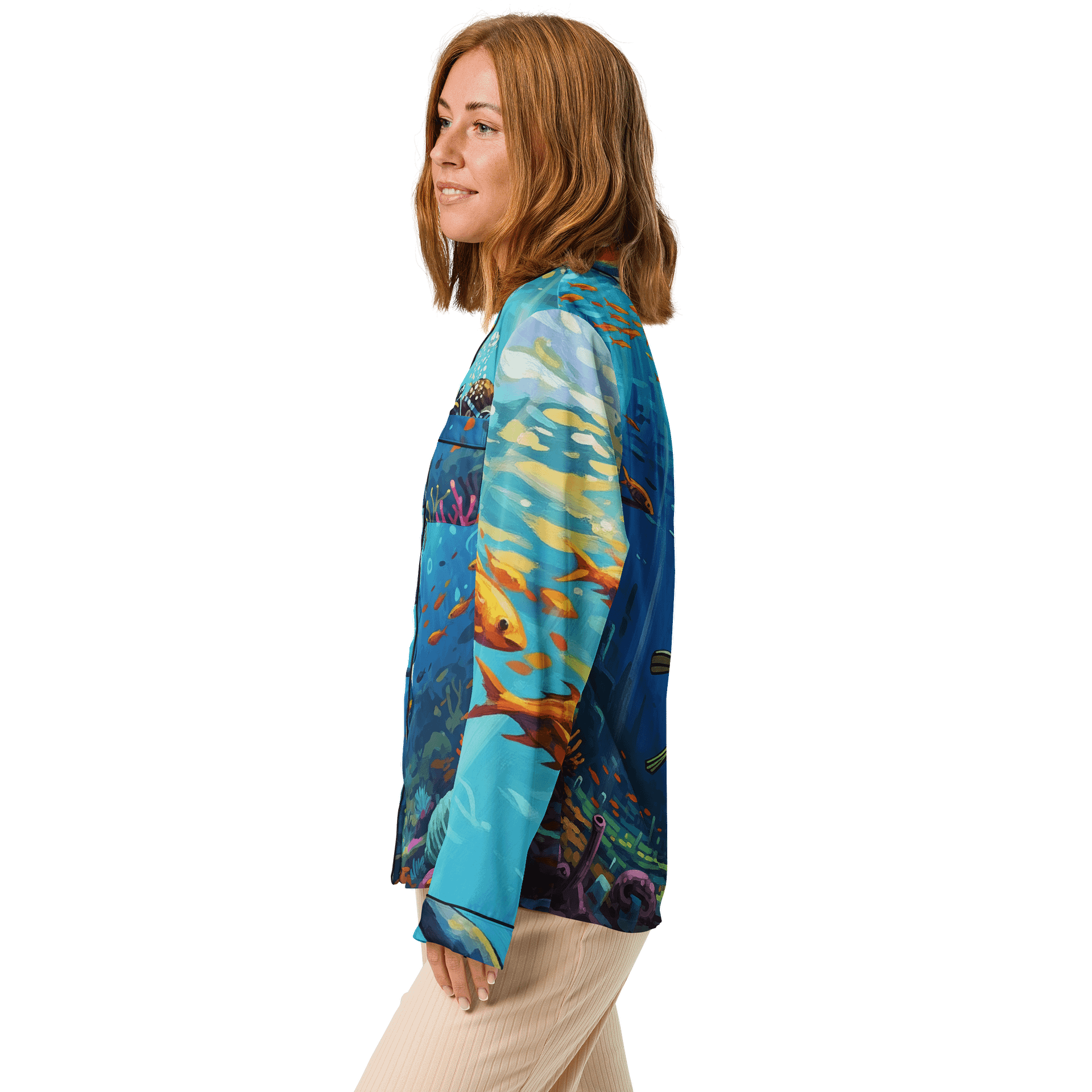 #300 - The Deep Dive Long-Sleeve Pajama Top product image (4)