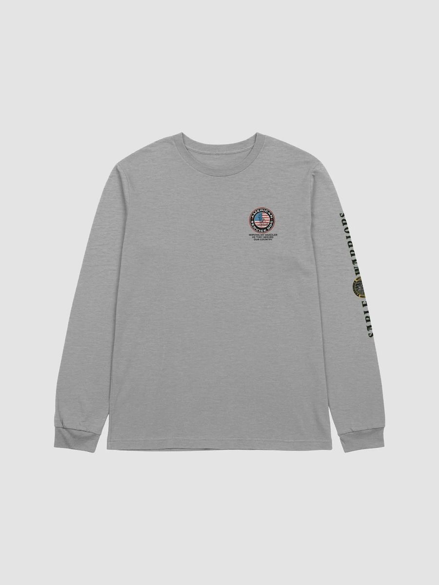 Sable Warriors Veteran Service Dog LongSleeve: Helps Pair Veterans With A Service Dog product image (12)