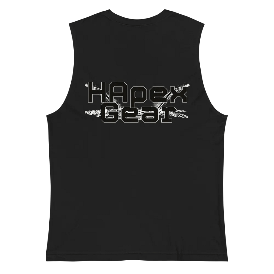 Muscle Tank - Embroidered - Black HApex Gear Black Logo product image (4)