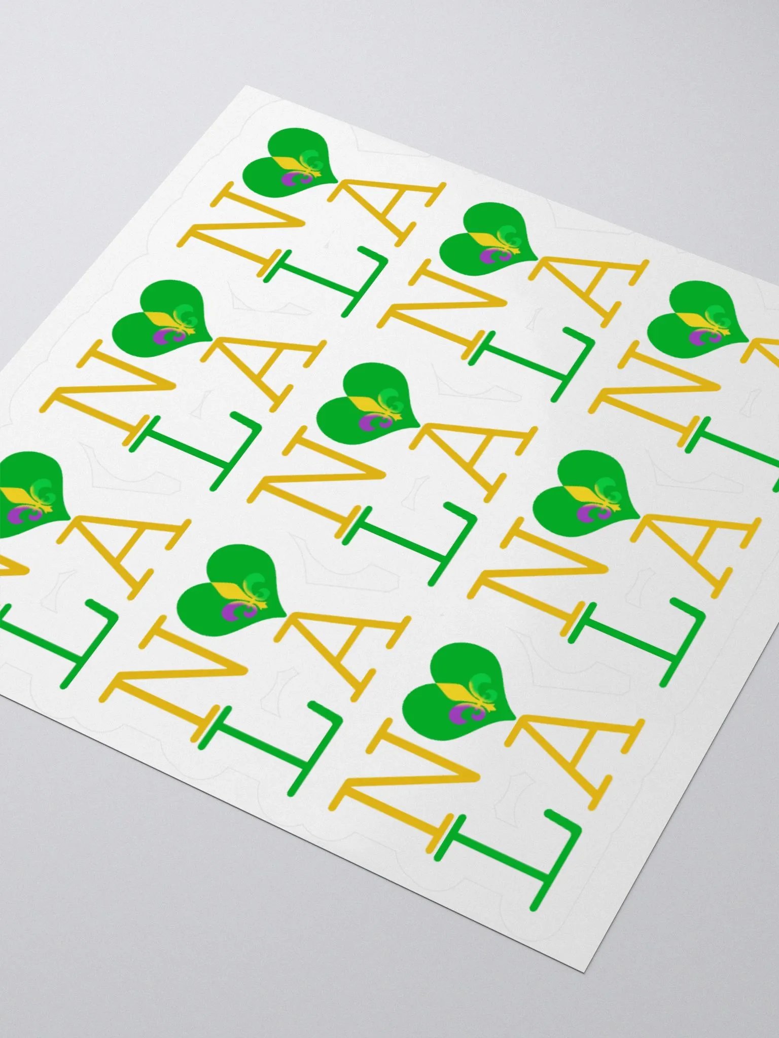 I LOVE NOLA **LEGACY STICKER** (MARDI GRAS 2) product image (3)