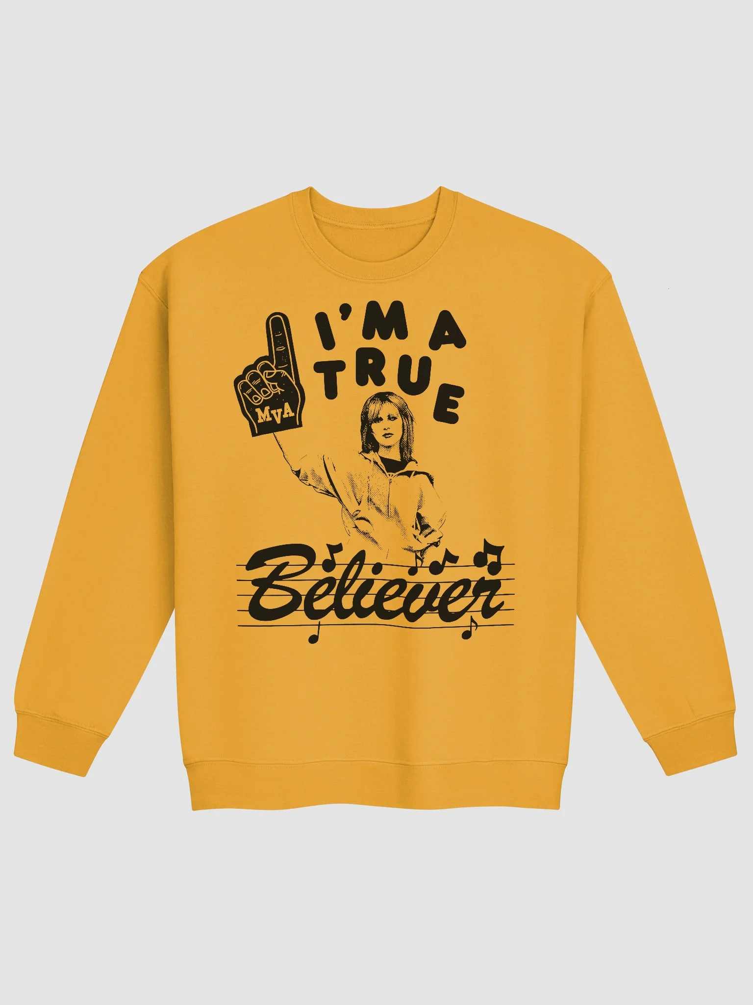 True Believer Mustard Hayley Williams Sweatshirt product image (1)