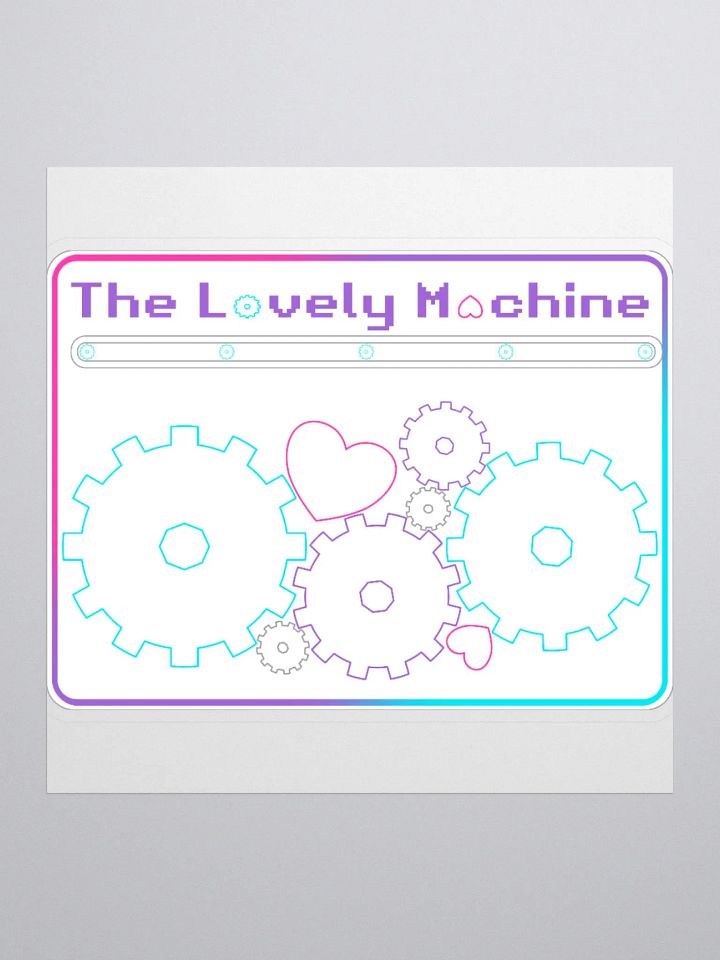 The Lovely Machine Cut Sticker product image (1)