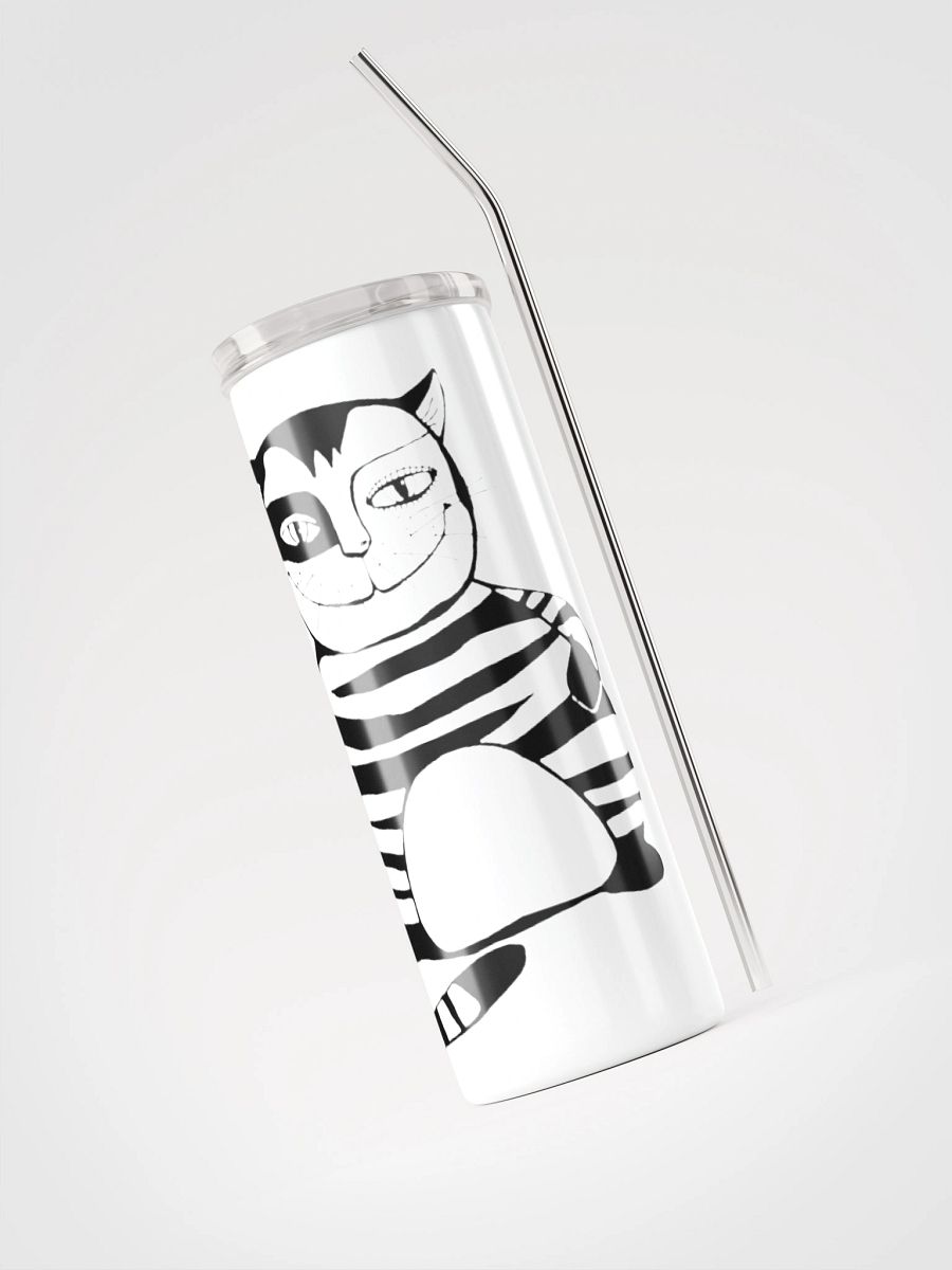 Eco-Friendly Stainless Steel Tumbler with Reusable Straw product image (3)