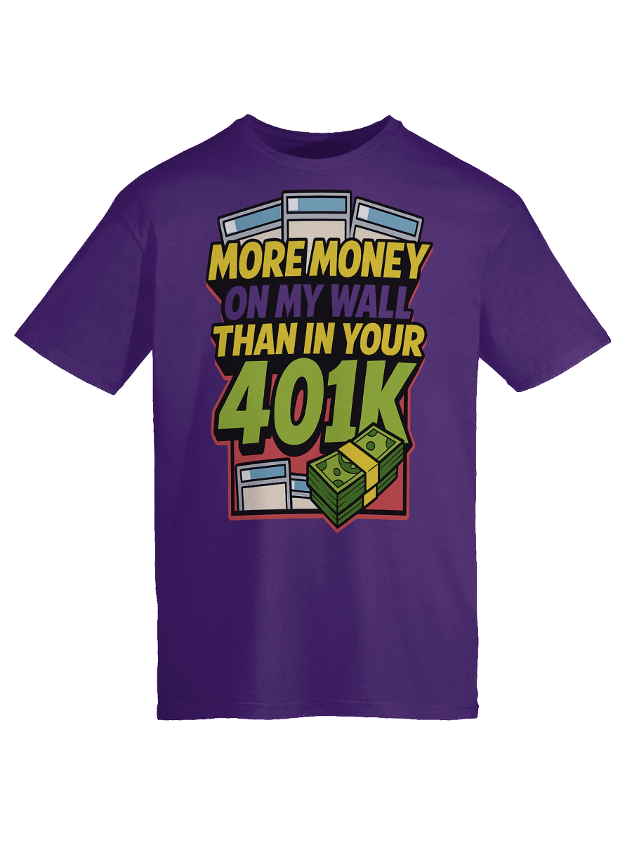 More Money on My Wall Than in Your 401k – Comic Collector Slab Wall Flex Tee product image (97)