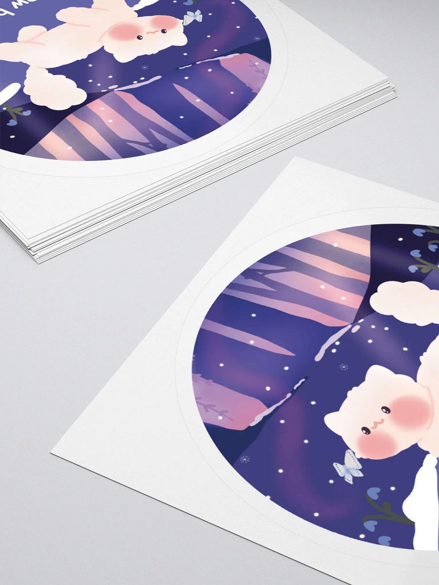 Sweet new beginnings Vinyl Sticker product image (5)