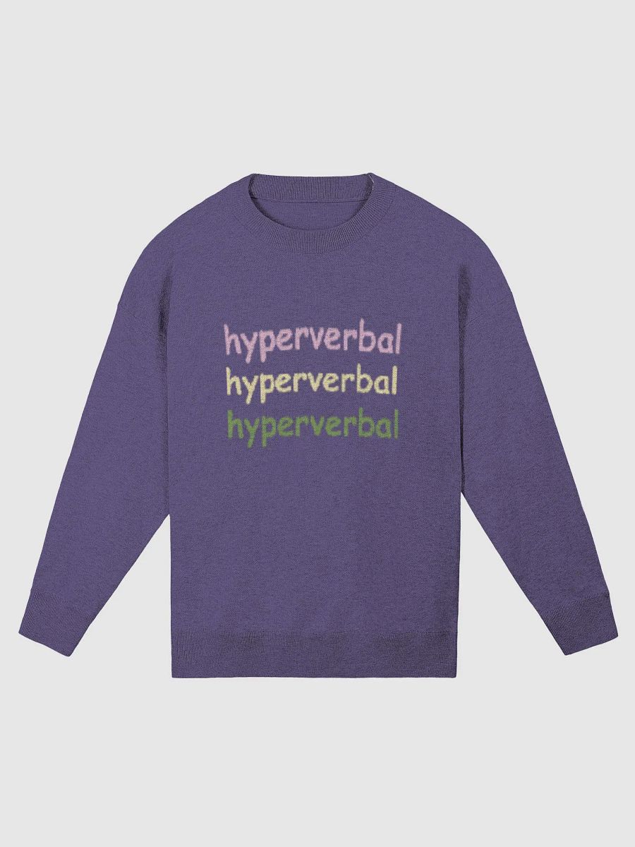 hyperverbal (triple) knitwear relaxed crewneck product image (3)