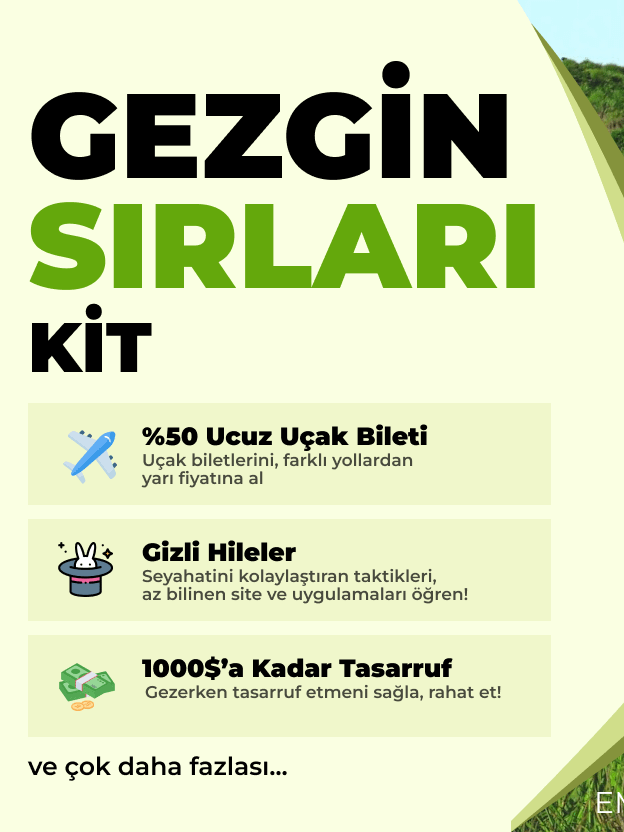 Gezgin Sırları E-Kitap (49+ seyahat hilesi öğren) product image (2)