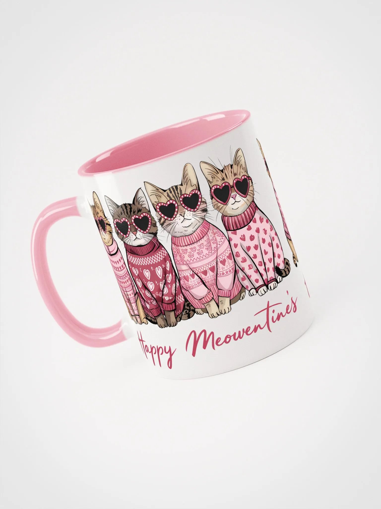 Purr-fectly Adorable: Happy Meowentine's Mug product image (3)