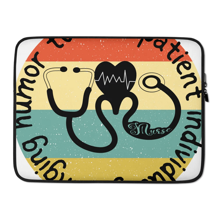 Bringing humor to each patient individually Laptop Sleeve product image (2)