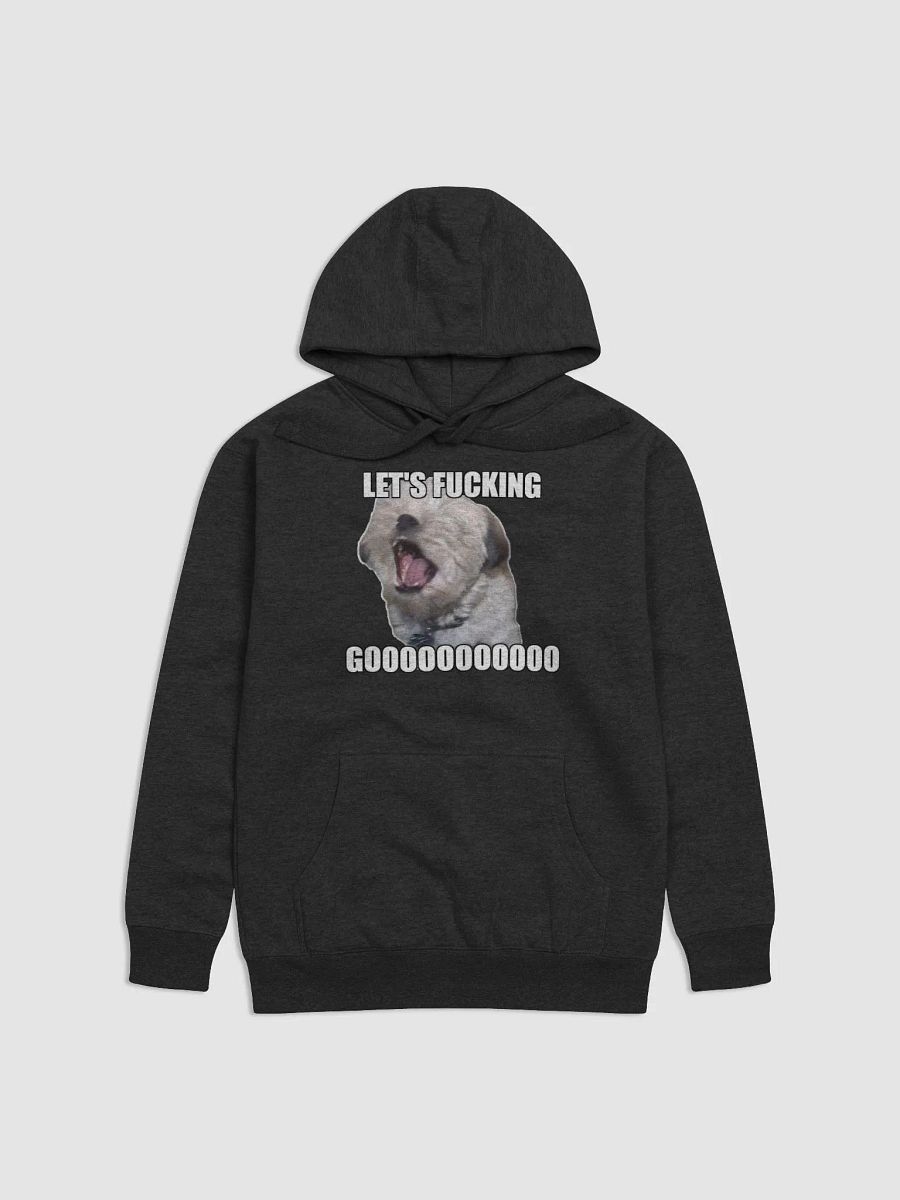 LETS FUCKING GOOOOOOOO HOODIE (WHITE)!!!!! product image (1)