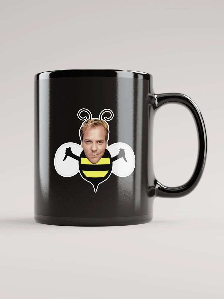 Bee Black Glossy Mug product image (2)