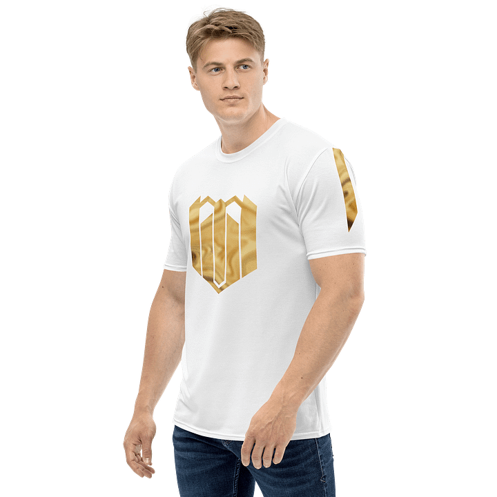 Mercurial Virus Gold Shimmer Strip White T-Shirt product image (2)