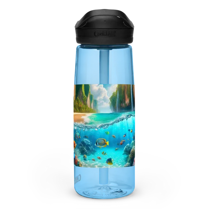 Tropical Oasis Sports Water Bottle | AI Design product image (1)