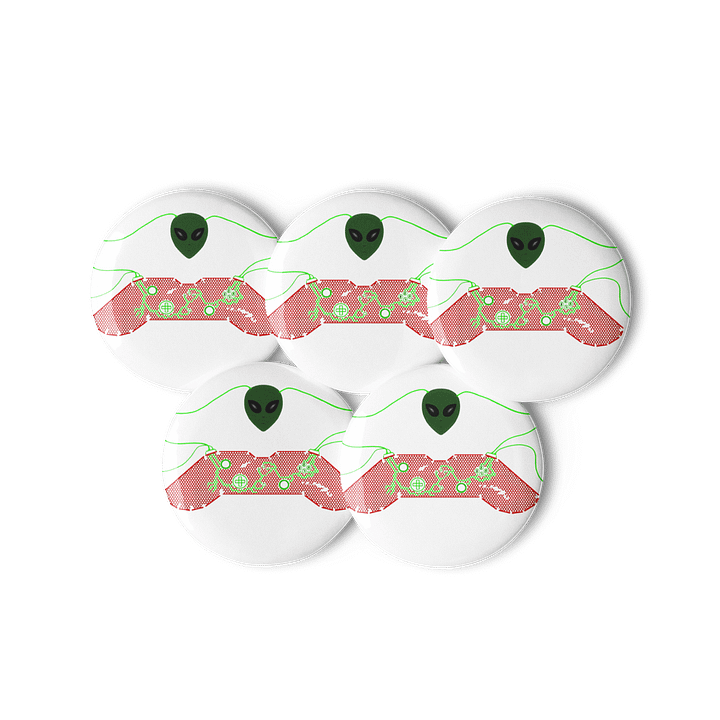 Alien Circuit Gaming Pin Buttons Set product image (3)