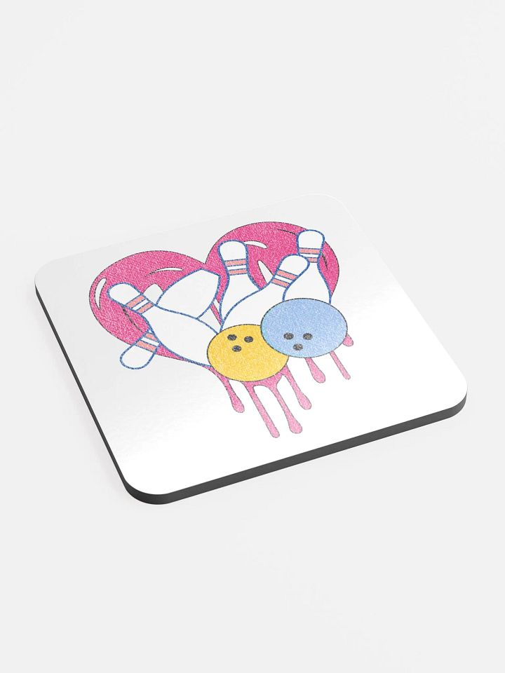 Heart Bowling Strike Coaster Set product image (2)