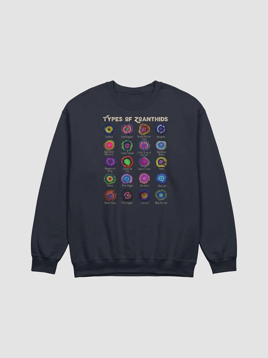 Zoanthid Identification Chart | Sweatshirt for Saltwater and Coral Reef Aquarium Hobbyists product image (17)