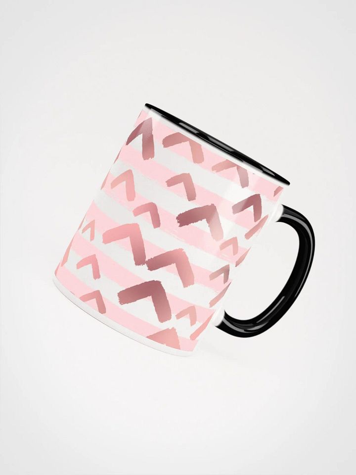 Rose Gold Chevron Bliss | Ceramic Mug product image (2)