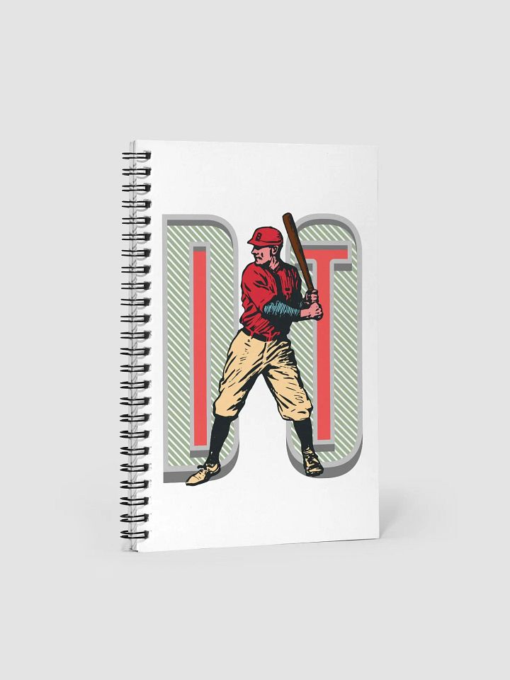 Do It Baseball Vintage Swing Spiral Notebook product image (1)