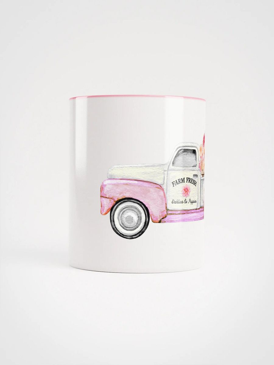 FARM FRESH DAHLIA VINTAGE TRUCK MUG - Wähle Deine Farbe Kaffeebecher ! product image (5)