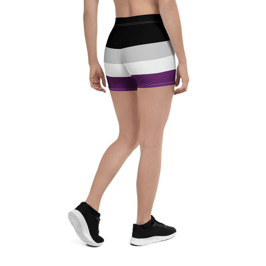 Asexual Pride Flag Bike Shorts product image (2)
