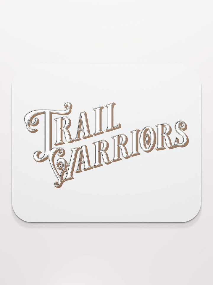 Brown Classic Trail Warriors Emblem Mouse Pad product image (2)