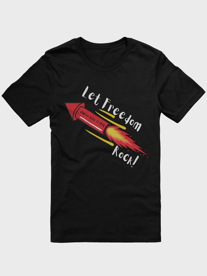 Let Freedom Rock Black T-shirt product image (1)