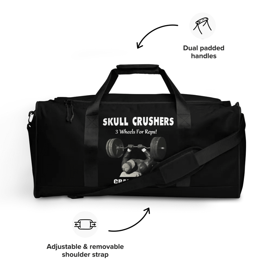 Craig Monson Three Wheels For Reps! Duffle Bag product image (11)