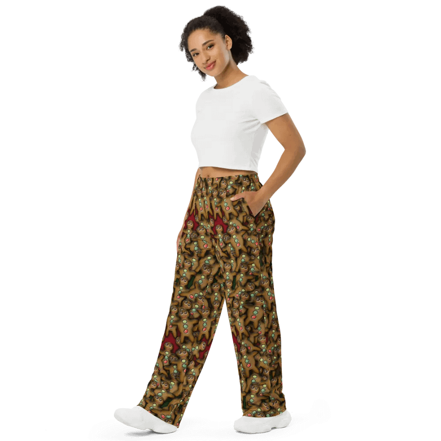 Gingerbreadman Cookie Wideleg Pants product image (4)
