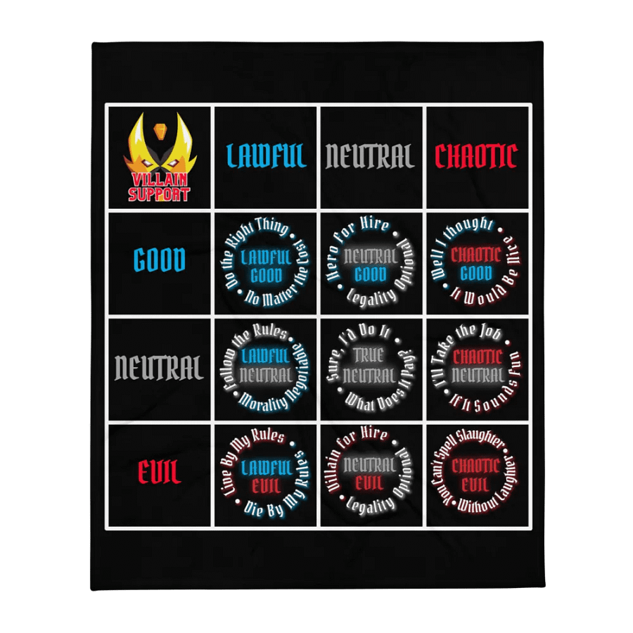 ALIGNMENT CHART BLANKET product image (1)