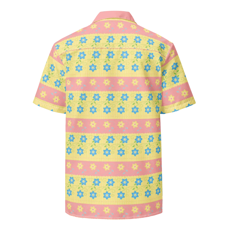 Hawaiian Style Shirt, Button Up, Unisex, Easter Egg Print product image (3)