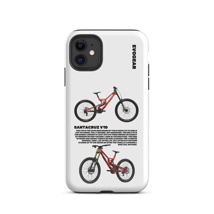 White Santa Cruz V10 iPhone Case product image (2)