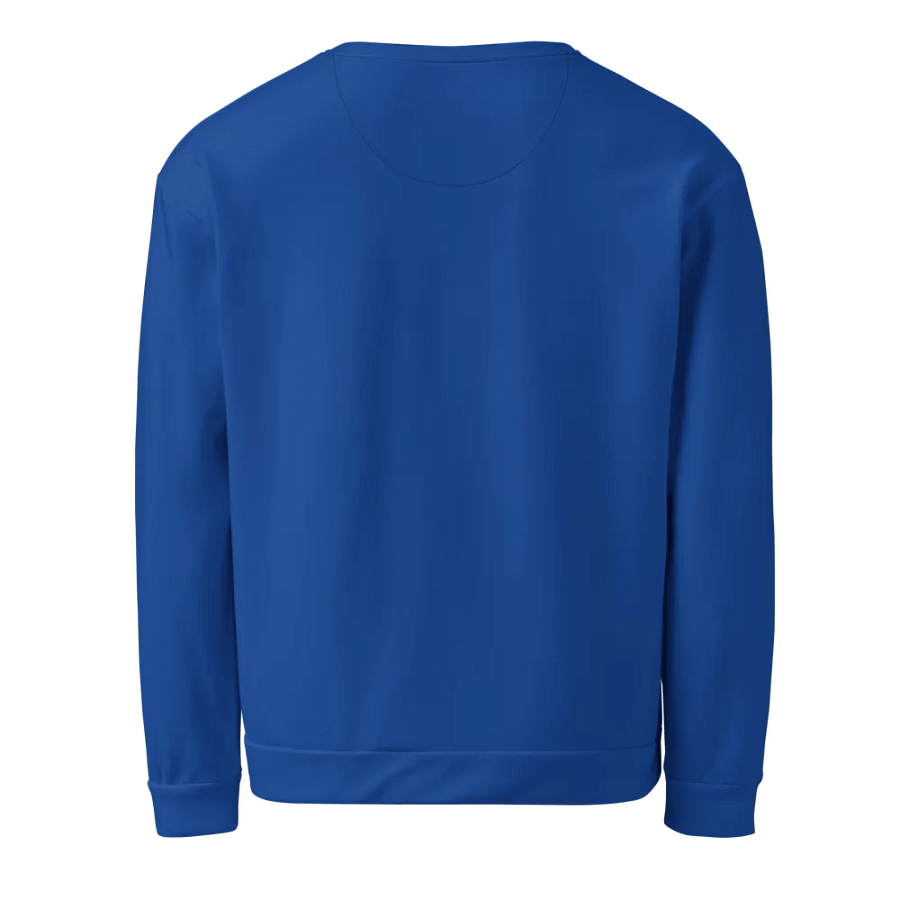 Plain Ocean Blue True Summer Unisex Recycled Polyester Heavyweight Premium Sweatshirt by Treasure Pie product image (3)