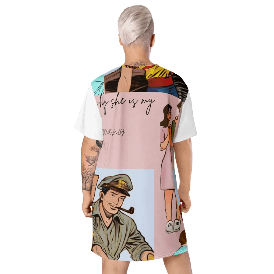 Vintage Comic All-Over Print Dress product image (7)