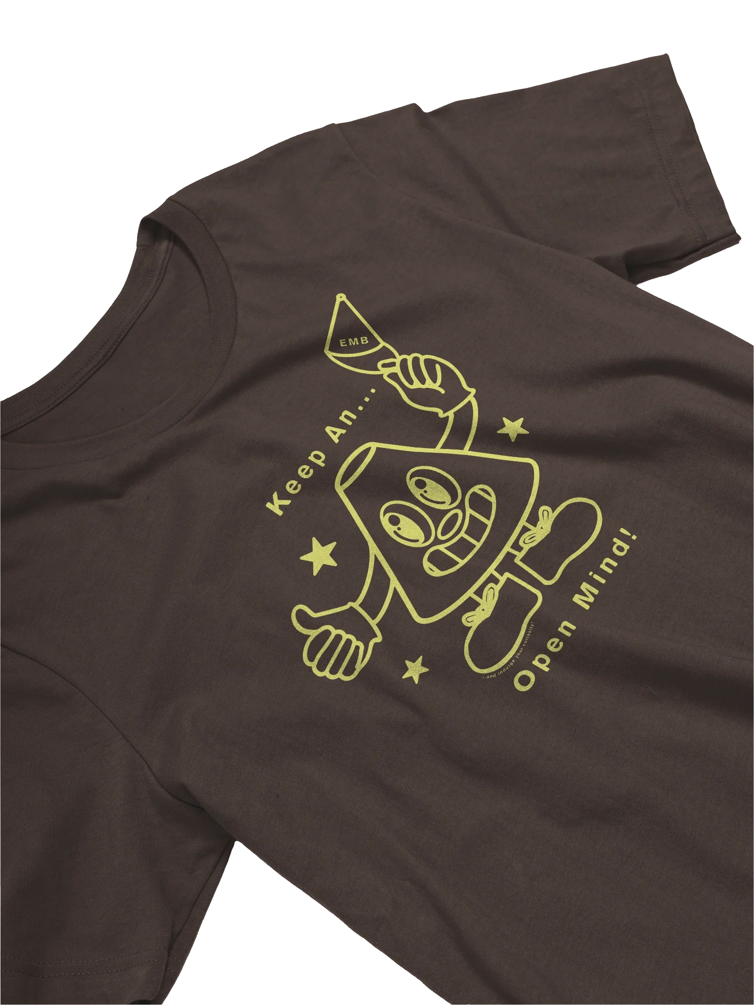 Keep An... Open Mind! Yellow on Brown & Vintage Black product image (3)