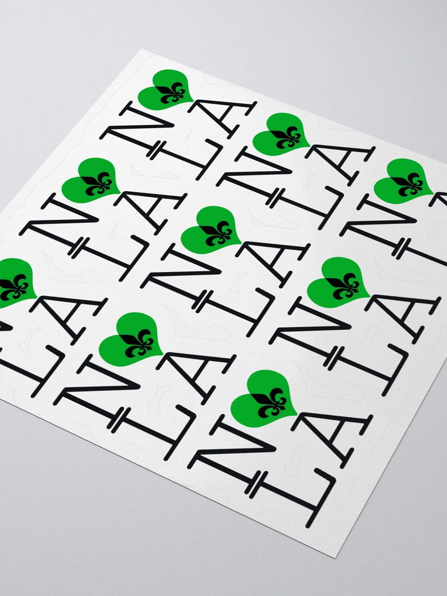 I LOVE NOLA **LEGACY STICKER** (GREEN HEART) product image (3)
