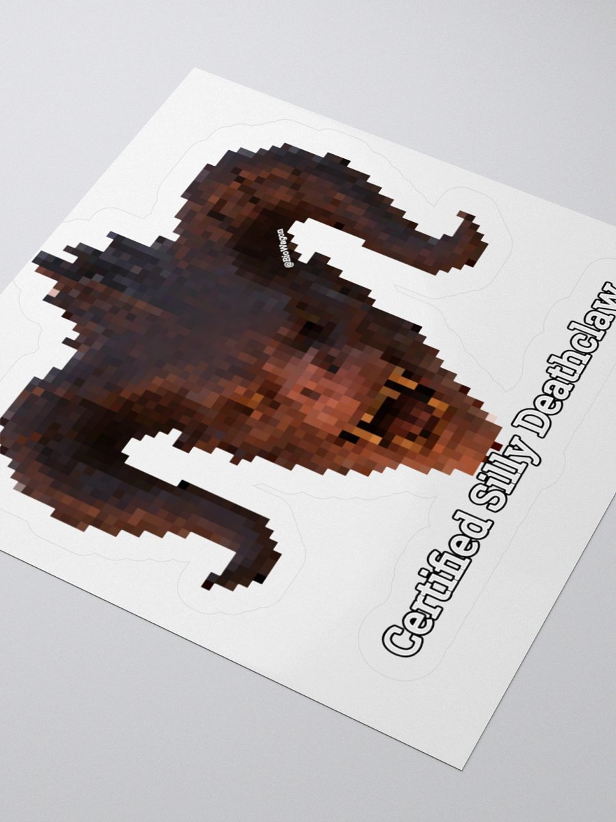 "Certified Silly Deathclaw" Sticker product image (6)