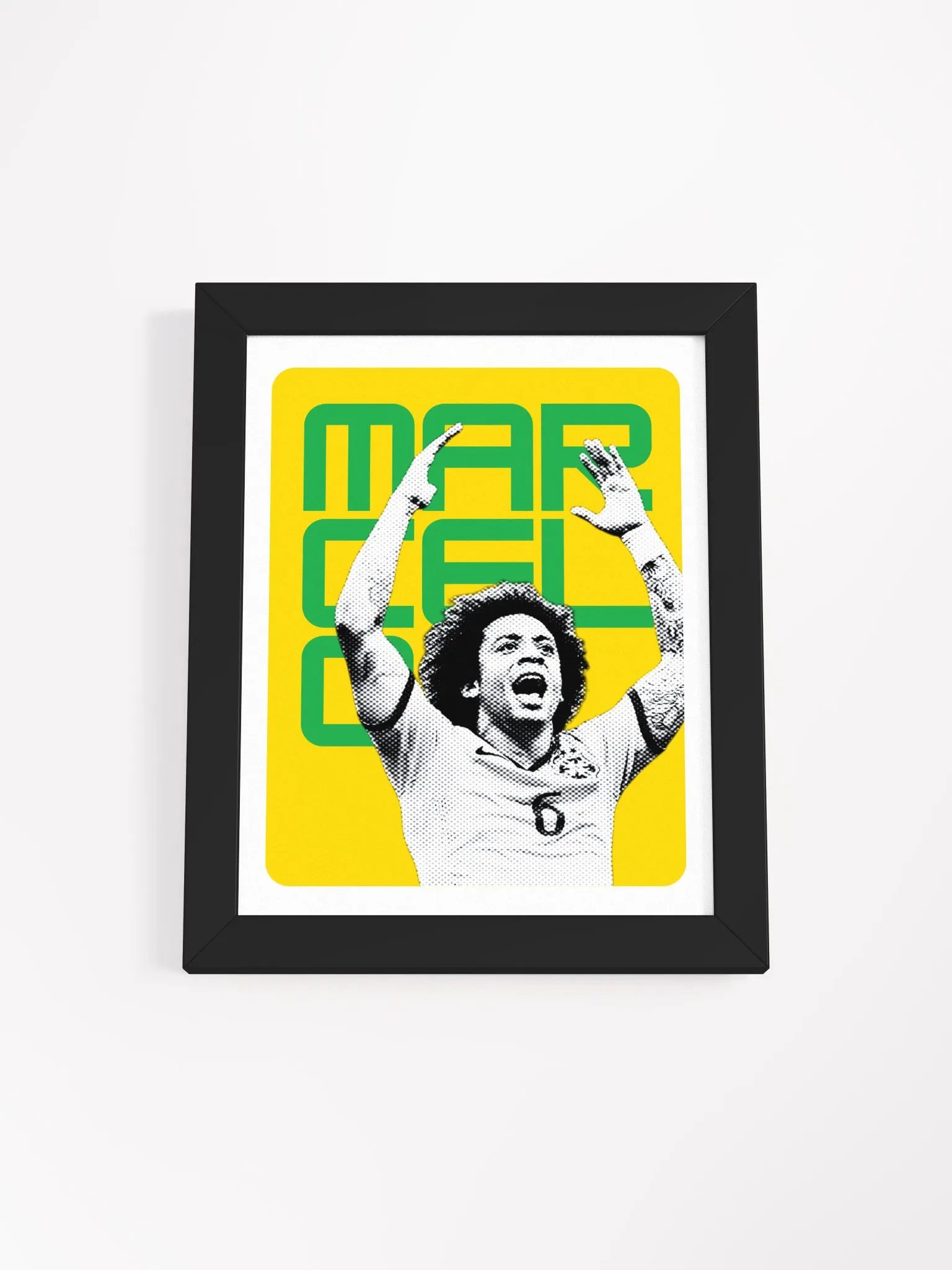 Marcelo BW Brazil Name Art Framed Print product image (2)