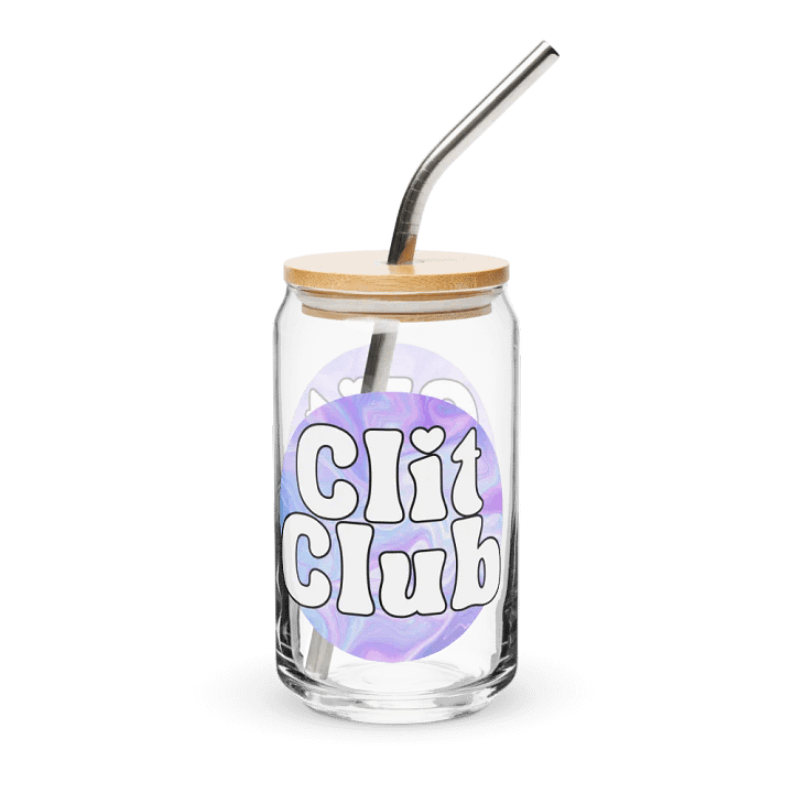Clit Club Glass and Straw product image (1)