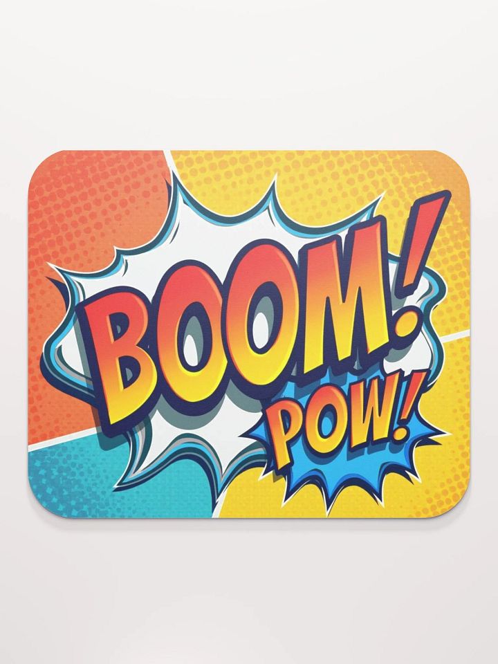 BOOM! POW! Comic Blast Mouse Pad product image (2)