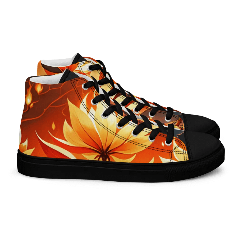 Floral Flame High Tops (Fire Element Inspired) product image (10)