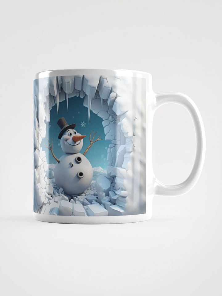 Ho Ho Ho! Magical 3D Snowmen Mug, Double Sided product image (3)
